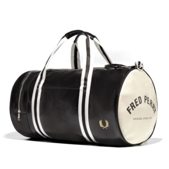 Fred Perry Other - Fred Perry Black Classic Barrel Bag